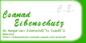 csanad eibenschutz business card